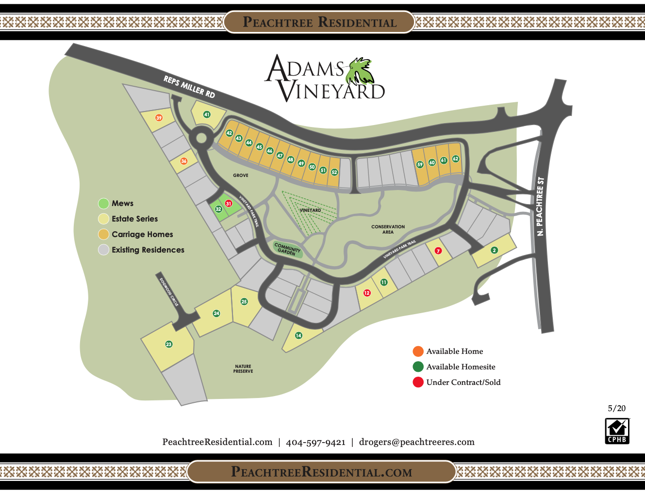 Adams Vineyard New Homes in Norcross GA Peachtree Residential