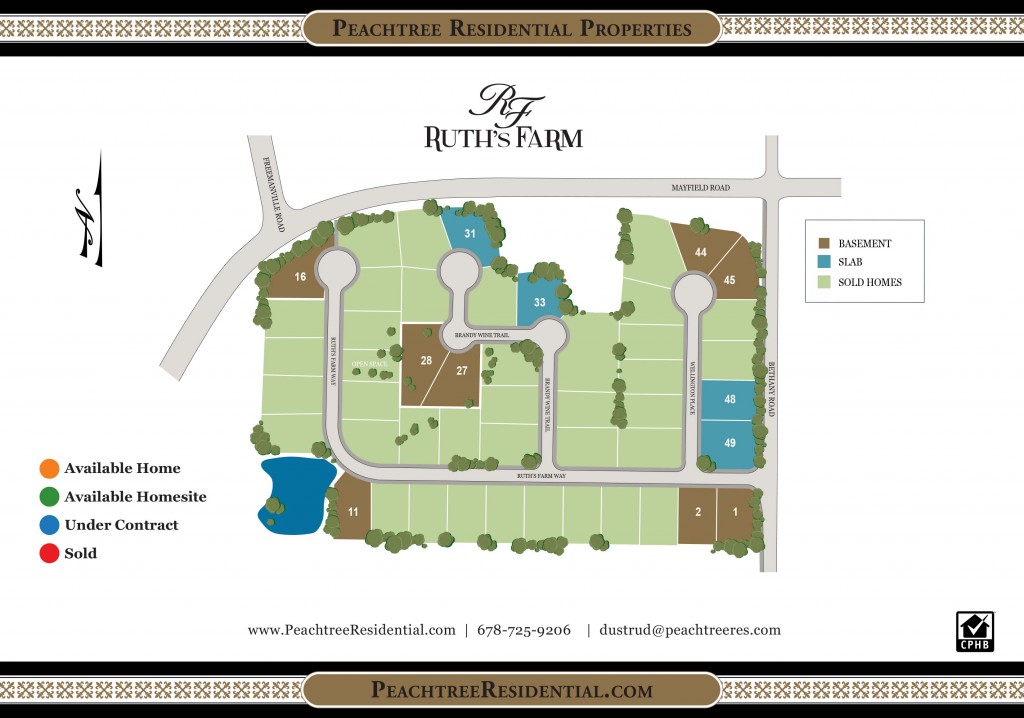 Ruths Farm site plan insert