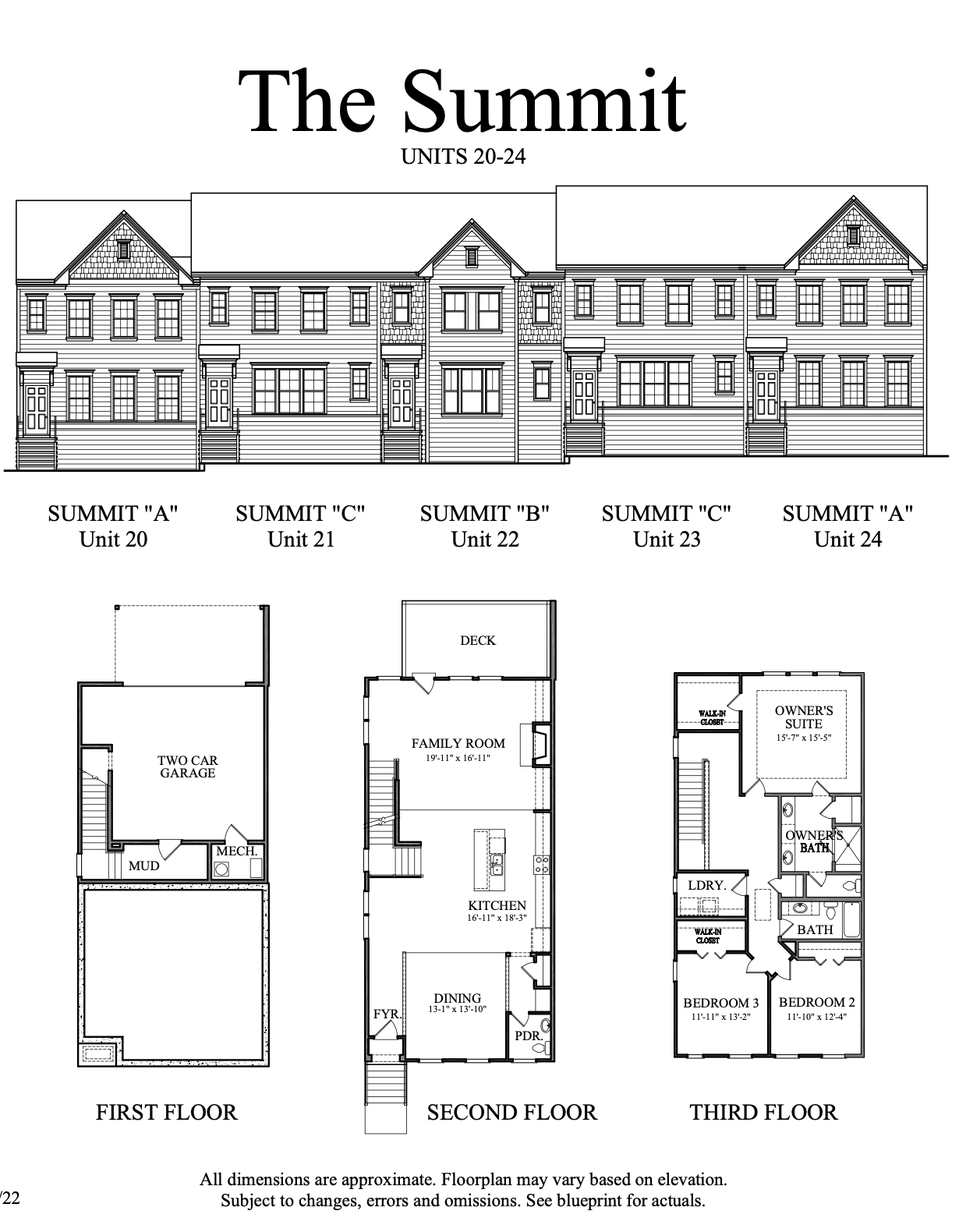 the summit townhomes Peachtree Residential