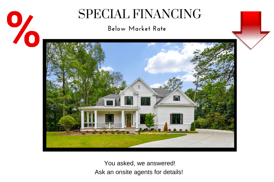 special financing with Peachtree Residential