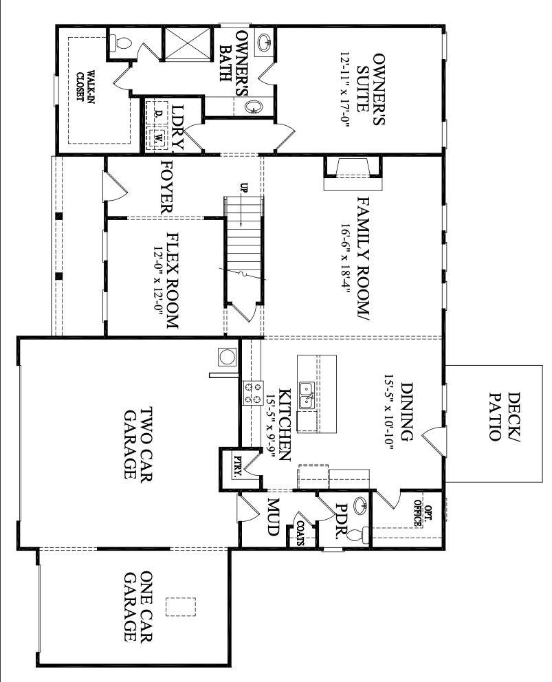 Cole creek first floor Peachtree Residential