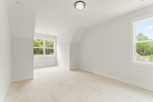 bedroom on the second floor of the Chamblee plan