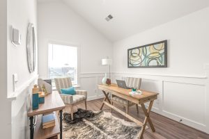 loft space above garage in new Davidson Woods model