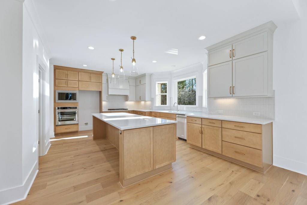 interior photo of kitchen at homesite 2 at The Glade in Cumming